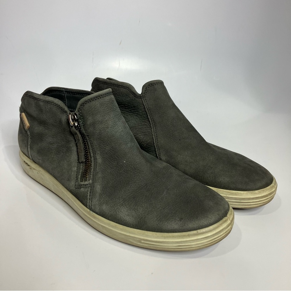 ECCO soft Nubuck‎ bootie gray leather size 40